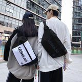 Waterproof Composite Waist Bag For Men Unisex Reflective Outdoor Chest Bag