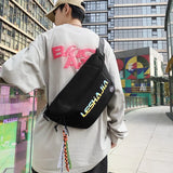 Waterproof Composite Waist Bag For Men Unisex Reflective Outdoor Chest Bag