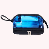 Waterproof Cosmetic Bag Transparent PU Toiletry Handbag