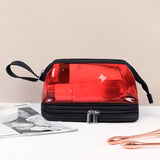 Waterproof Cosmetic Bag Transparent PU Toiletry Handbag
