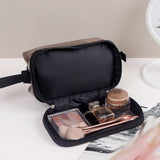 Waterproof Cosmetic Bag Transparent PU Toiletry Handbag
