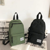 Waterproof Oxford Shoulder Bags Casual Crossbody Chest Waist Fanny Pack