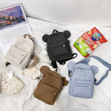 Waterproof Small Backpacks Women Mouse Shoulder Bags Teenager Backpack Ladies