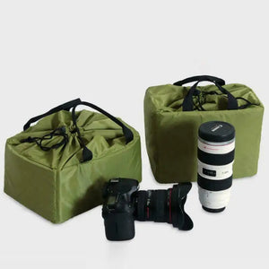 Waterproof DSLR SLR Camera Lens Storage Bag Handbag Case