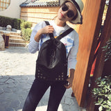 Waterproof Rivet School Backpack Women's Bag Oxford Cloth Gift