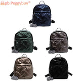 Waterproof Down Cotton School Bags Solid Women Student School Bags