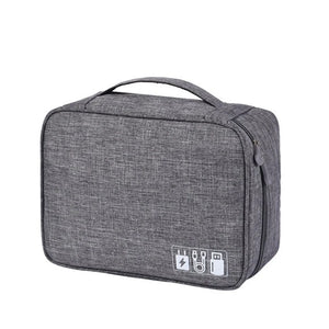 Waterproof Elec. Organizers Bag Large Capacity Digital Pack Cationic F
