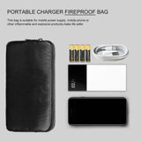 Waterproof Fireproof Safety Power Bank Storage Pouch