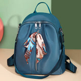 Waterproof Fabric Large Female Shoulder Bag Casual Travel Backpack