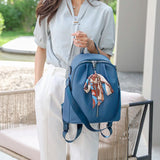 Waterproof Fabric Large Female Shoulder Bag Casual Travel Backpack