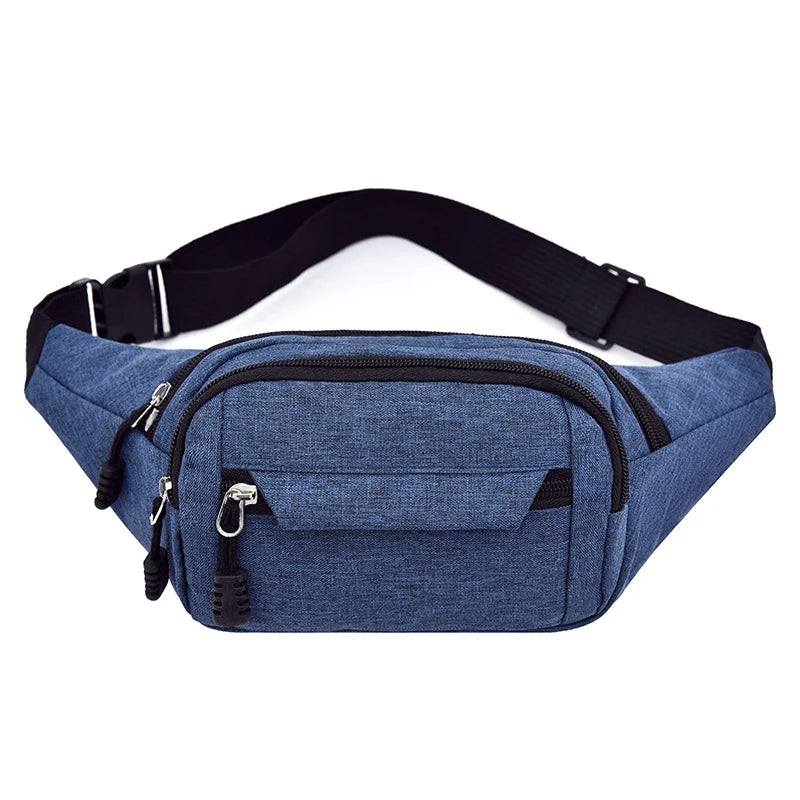 Waterproof Waist Bag for Sports and Travel, Unisex Fanny Pack