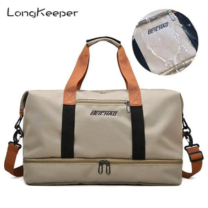Waterproof Gym Bag Unisex Large Capacity Travel Sports Duffel Bag