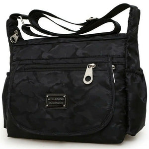 Waterproof Handbag Single-shoulder Nylon Purse Travel Lady