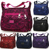 Waterproof Handbag Single-shoulder Nylon Purse Travel Lady