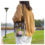 Waterproof Stadium Approved Clear Backpack Crossbody Bag
