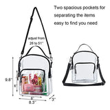 Waterproof Stadium Approved Clear Backpack Crossbody Bag
