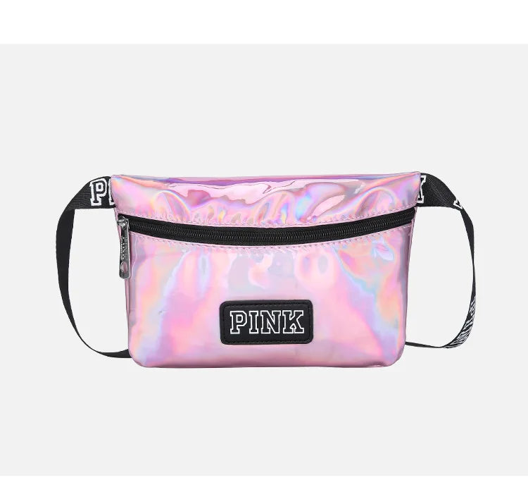 Waterproof Holographic Waist Bag Laser Heuptas Pouch Belt Fanny Bag Pack