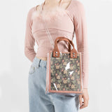 Waterproof Jelly Tote Bag Women Eco Friendly Clear PVC Handbag