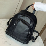 Waterproof Leather Women Backpack High Anti-theft Ladies Large Capacity Backpack