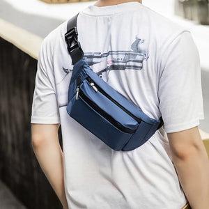 Waterproof Man Waist Bag Casual Travel Male All-Match Bag Chest Pack