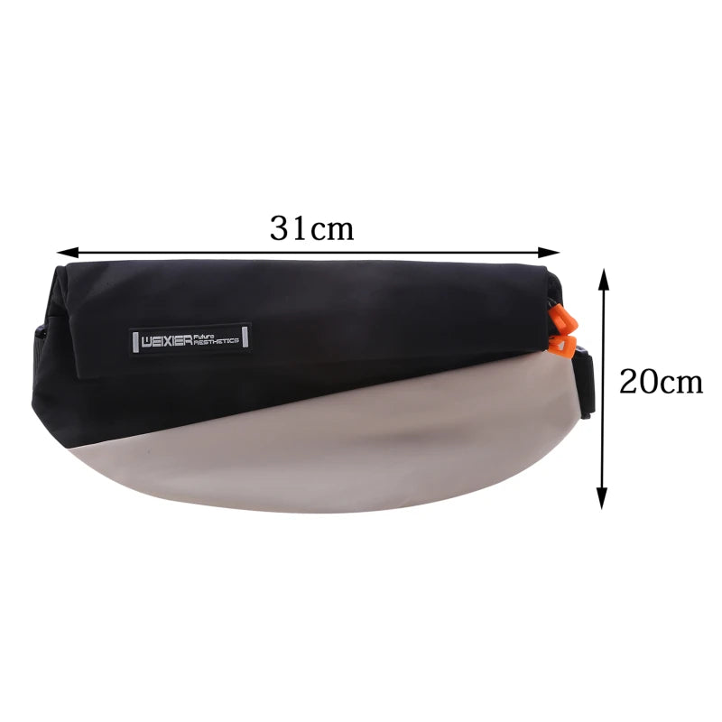 Waterproof Man Waist Bag Fanny Pack Chest Crossbody Bag