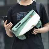 Waterproof Man Waist Bag Fanny Pack Chest Crossbody Bag