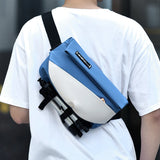 Waterproof Man Waist Bag Fanny Pack Chest Crossbody Bag
