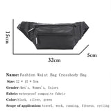 Waterproof Waist Bag Fanny Pack Outdoor Crossbody Bag Unisex Belt Bags