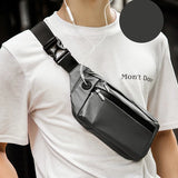 Waterproof Man Waist Bag Chest Pack Outdoor Fitness Crossbody Bag