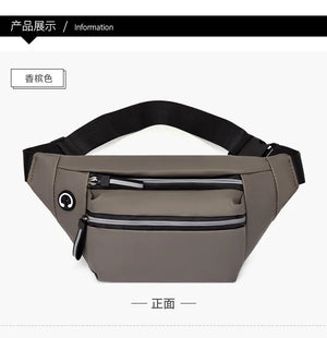 Waterproof Man Waist Bag Chest Pack Outdoor Sports