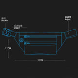 Waterproof Man Waist Chest Pack Crossbody Bag