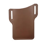 Waterproof Man Waist Bag Retro Leather Mobile Carrier Belt Pouch