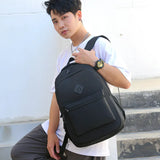 Waterproof Men Backpack Business Schoolbag USB Charging Laptop Backpac