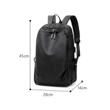 Waterproof Men Backpack USB Charging Large Capacity Teenager Boys Travel Rucksac