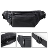 Waterproof Sport Waist Bag Reflective Zipper Outdoor Fanny Chest Pouch