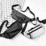 Waterproof Sport Waist Bag Reflective Zipper Outdoor Fanny Chest Pouch