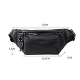 Waterproof Sport Waist Bag Reflective Zipper Outdoor Fanny Chest Pouch