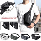 Waterproof Reflective Sport Waist Bag Lightweight Fanny Chest