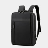 Waterproof Men's Backpack USB Port Canvas Backpack Casual School Rucksack