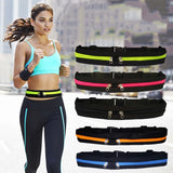 Waterproof Waist Bag Dual Pocket Fanny Pack Anti-theft Sports Pouch