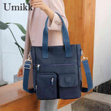 Waterproof Messenger Bags Casual Nylon Commute Bags Large Capacity