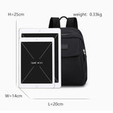 Waterproof Mini Backpack for Women Small Nylon Travel Bag Mochilas
