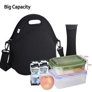 Waterproof Neoprene Lunch Bag Thermal Insulated Lunch Box Tote Cooler Bag
