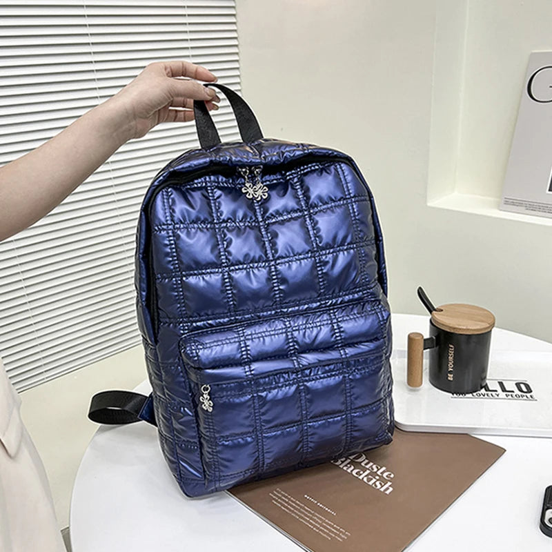 Waterproof Nylon Backpack Female Rucksack Travel School Bag