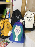 Waterproof Nylon Backpack Laptop Large Capacity Girls Bookbags