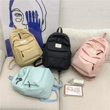 Waterproof Nylon Bag Female Large Capacity Schoolbag
