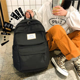 Waterproof Nylon Bag Female Large Capacity Schoolbag
