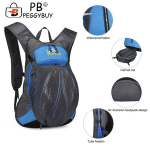 Waterproof Nylon Bike Cycling Knapsack Outdoor Travel Backpack Rucksack