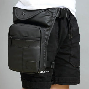 Waterproof Nylon/Canvas Waist Fanny Pack Travel Drop Belt Bag