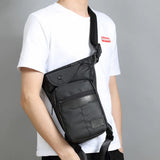 Waterproof Nylon/Canvas Waist Fanny Pack Travel Drop Belt Bag